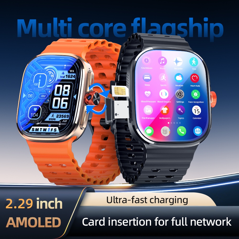 Smartwatch Face - P2スマートウォッチ 5G LTE Android 13.0 2.29インチ