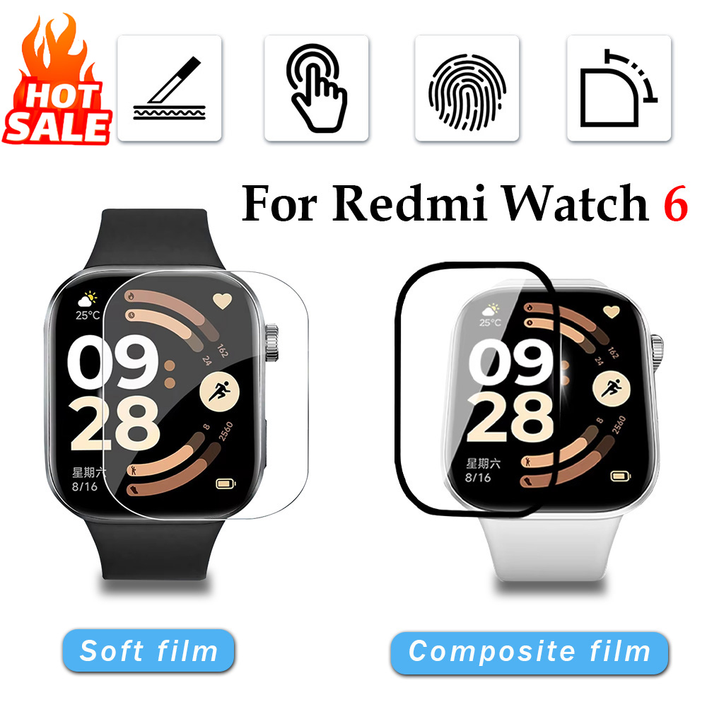 Smartwatch Watch Accessories - 1-5 個のソフトフィルム Xiaomi Redmi Watch 6