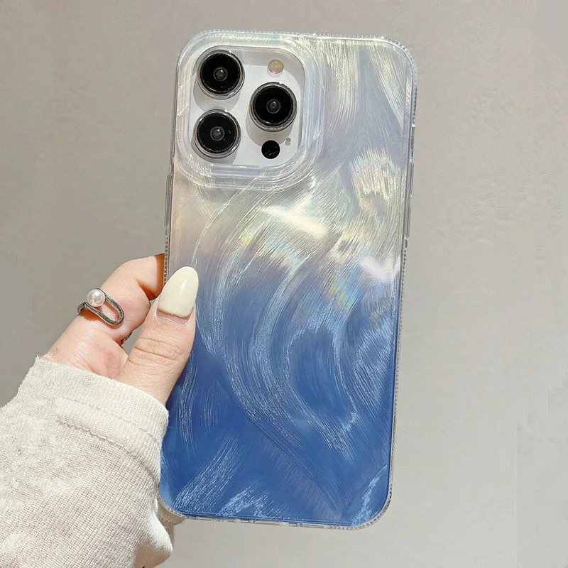 Samsung Galaxy S25 - グリッターグラデーションブルー星空柄スマホケース サムスンギャラクシーS26 S25 S24 S23 ウルトラ