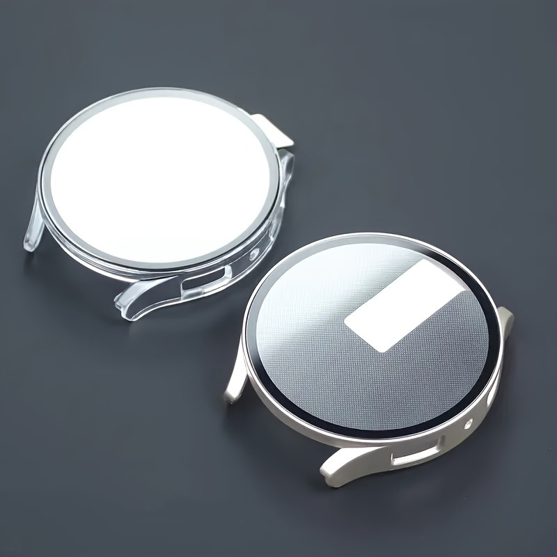 Accessories For Galaxy Watch 5 - Samsung Galaxy Watch 7/6/5/4 40mm/44mm用スクリーンプロテクターケース2個、マットハードPCケース+強化ガラス保護カバーバンパー