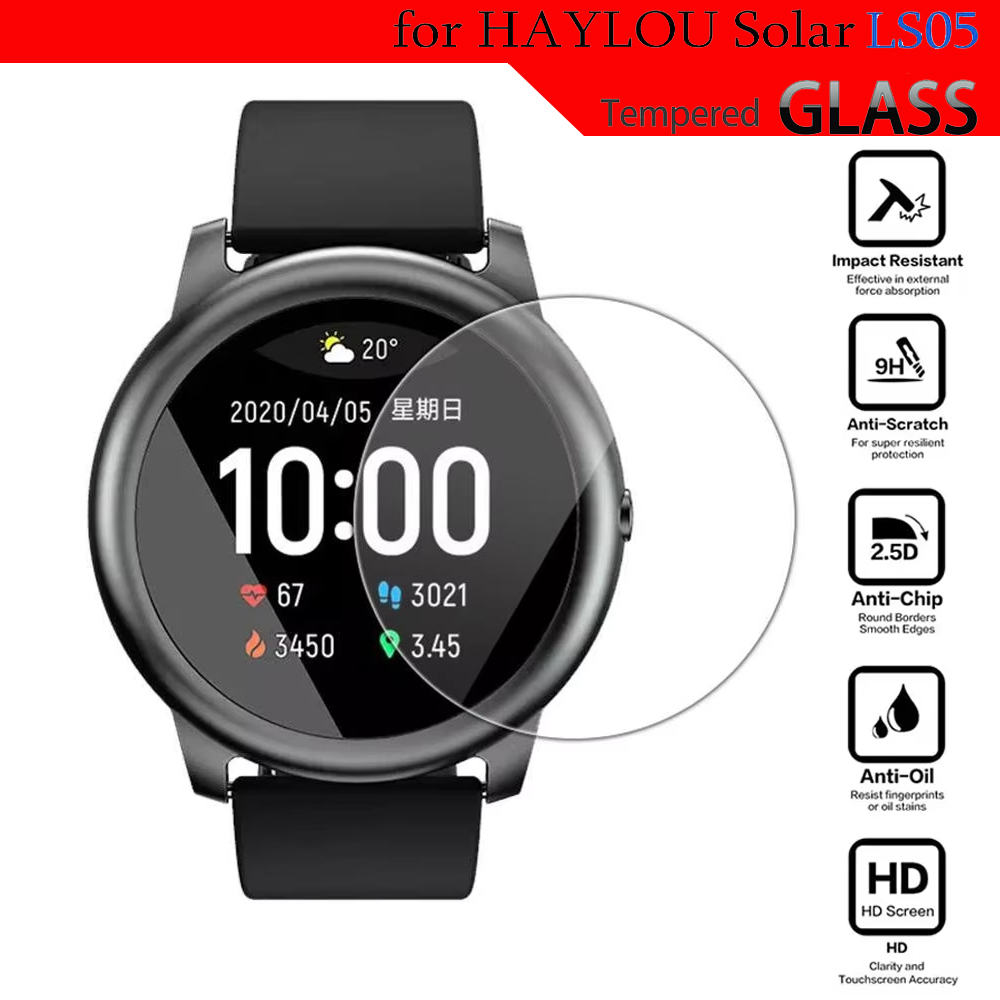 Smartwatch Watch Accessories - 強化ガラス HayLou ソーラー LS05 スマートウォッチアクセサリーフルカバレッジ HD