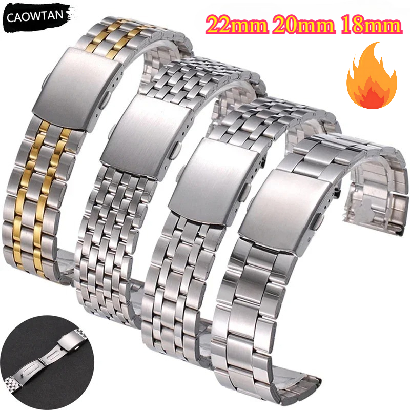 Accessories For Galaxy Watch 5 - 22mm 20mm 18mm ステンレス鋼ユニバーサルストラップ Samsung Galaxy