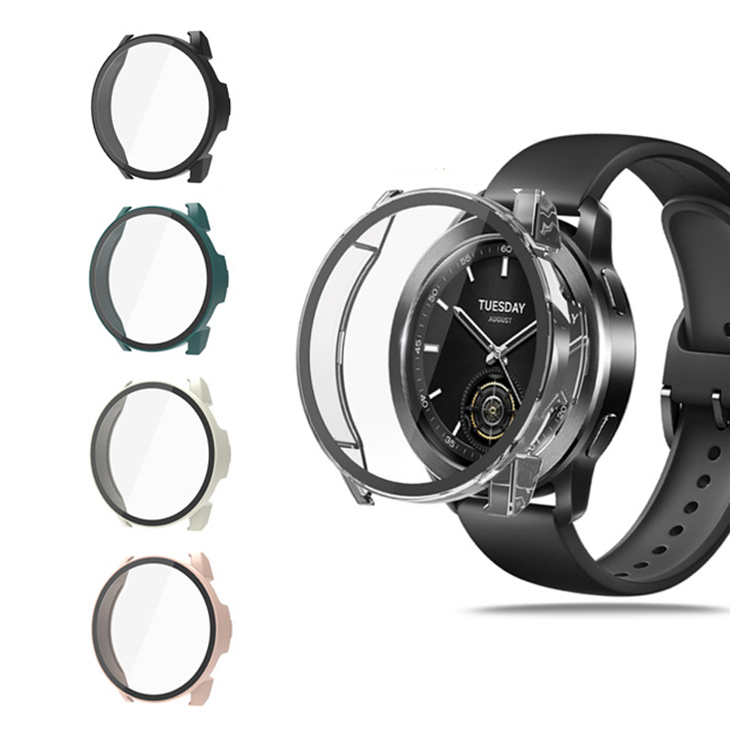 Xiaomi Watch s3用のハードエッジ保護ガラス,ス - Xiaomi Smartwatch S3 Accessories のレビューと価格