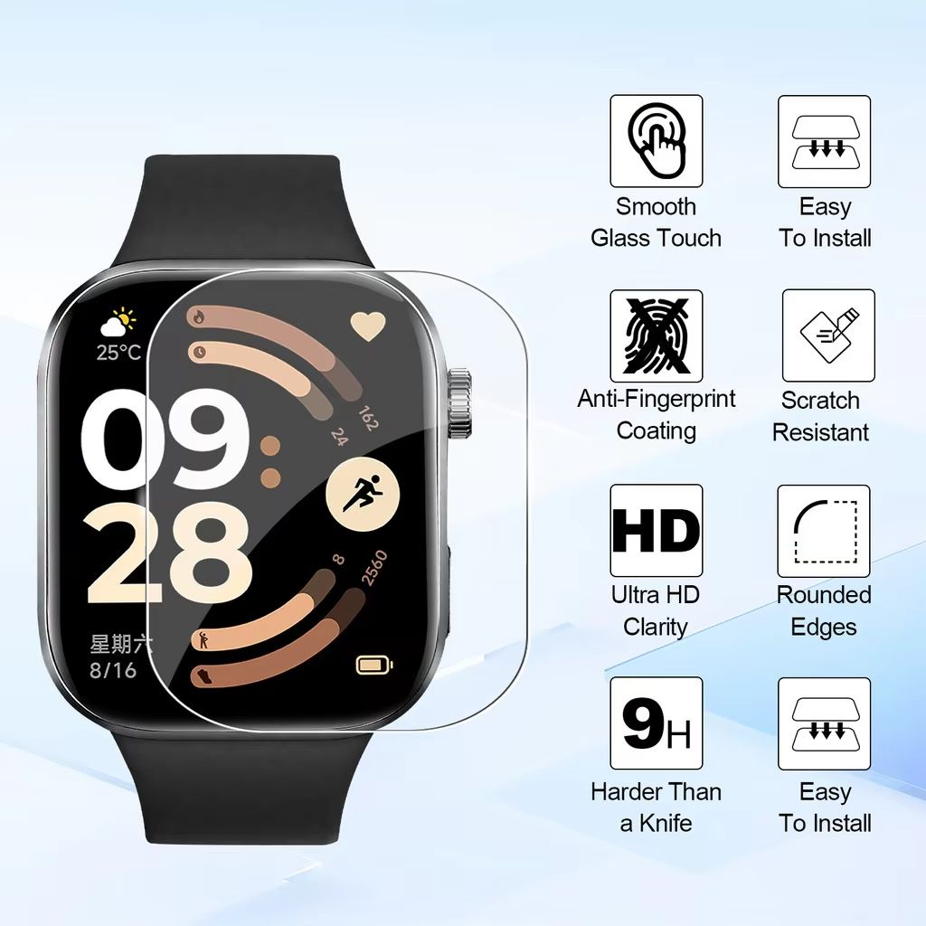 1-5 個のソフトフィルム Xiaomi Redmi Wat - Smartwatch Watch Accessories のレビューと価格