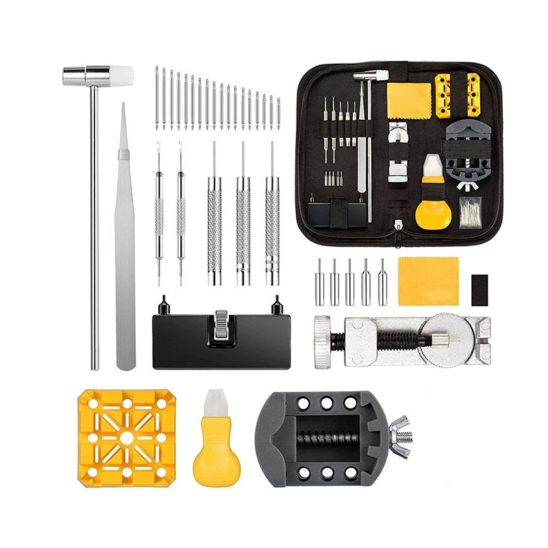 72点入り時計修理ツールセット プロフェッショナルメタル製時 - Tool Kit Strap Change のレビューと価格
