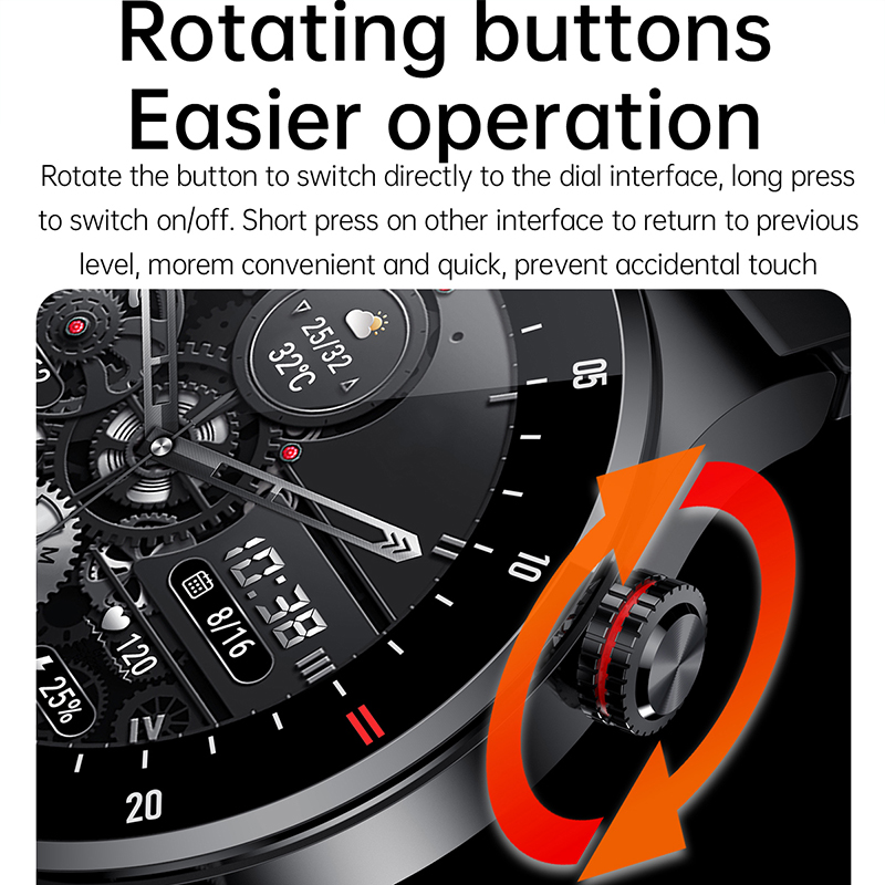 GPS ECG+PPG Bluetooth通話スマートウォッ - Smartwatch Face のレビューと価格