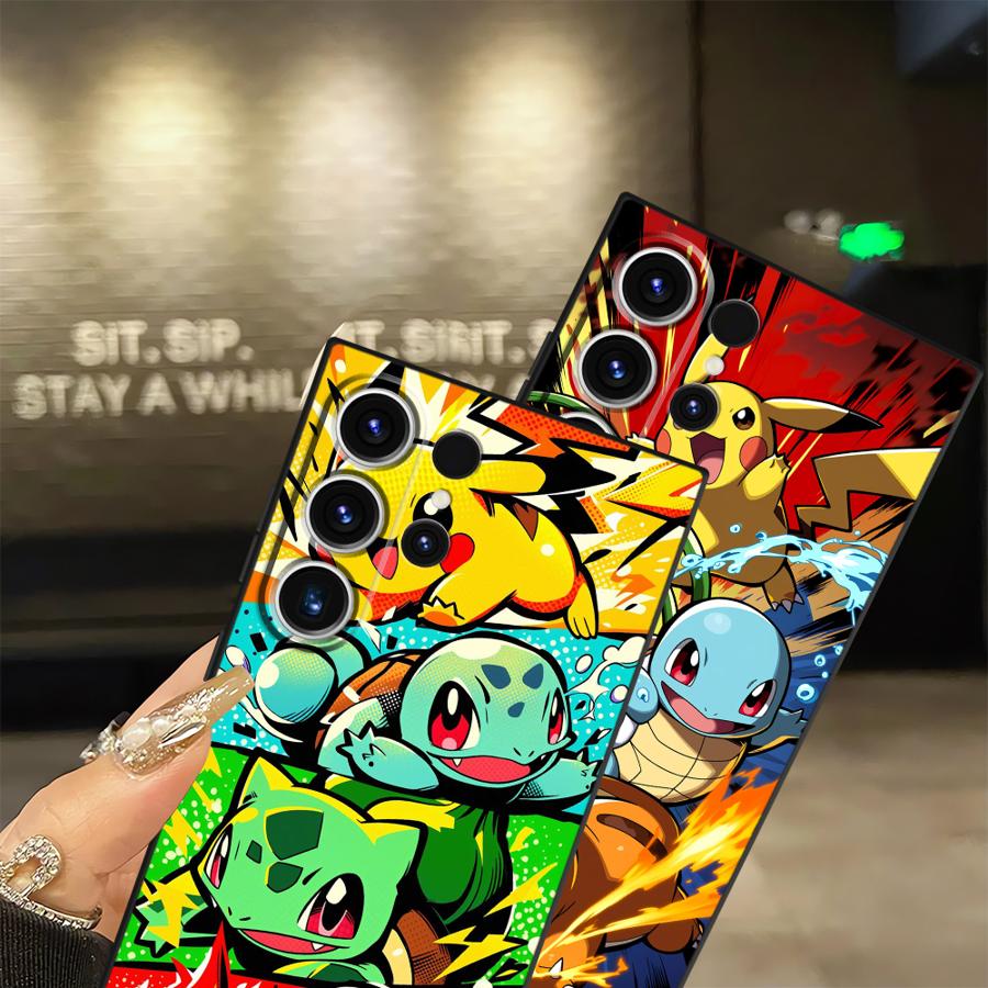 漫画風ホットポケモン柄スマホケース サムスン Galaxy  - Samsung Galaxy S24 のレビューと価格