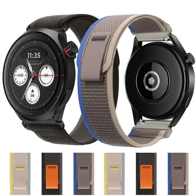 20/22 ミリメートルナイロンストラップモトローラモトウォ - Motorola Smartwatch Accessories のレビューと価格