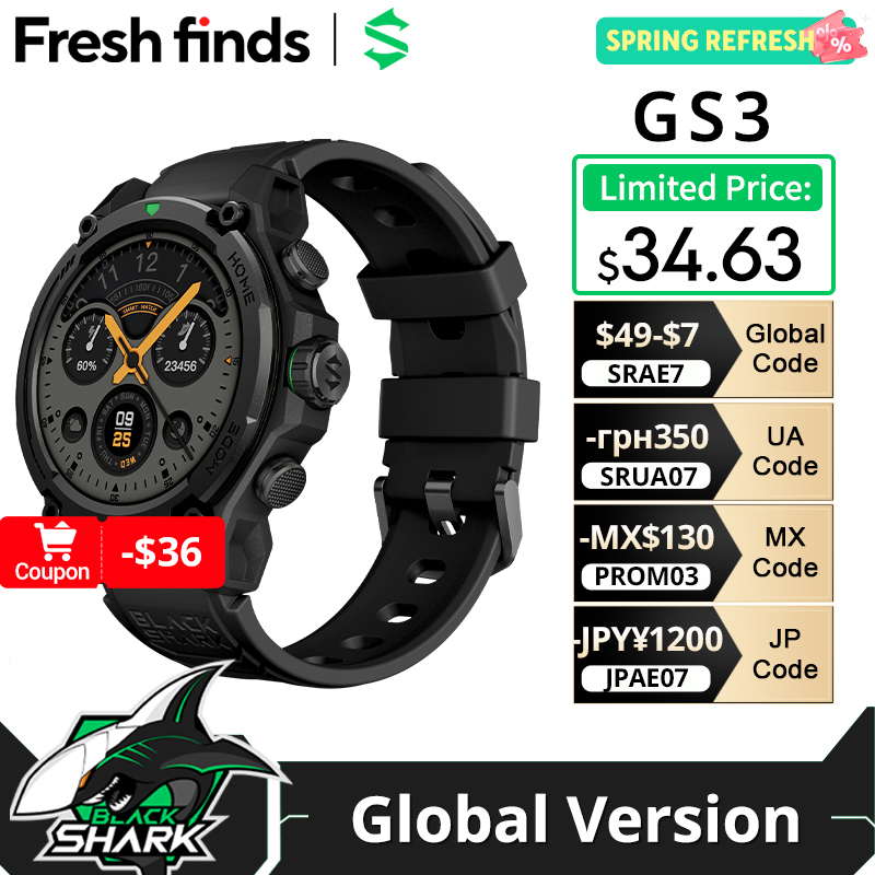 【世界初公開】Blackshark GS3スマートウォッチ  - Smartwatch Face のレビューと価格