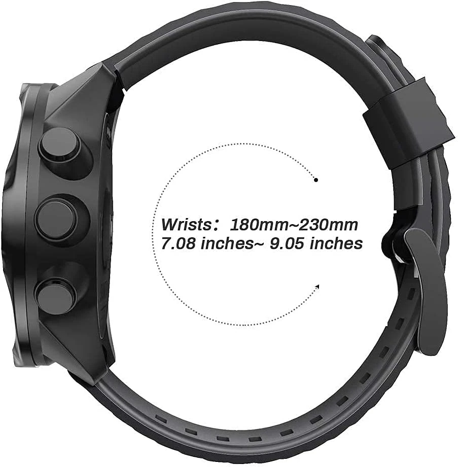 スント 9 バロ 9 スパルタンシリコンストラップスント 7 - Garmin Smartwatch Accessories のレビューと価格