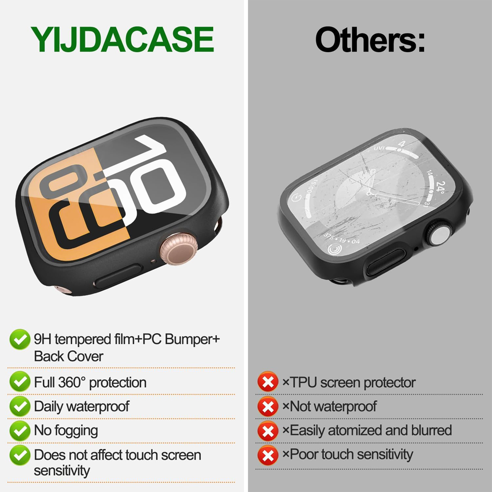 Apple Watch ケース 46mm 45mm 44/4 - Smartwatch Face のレビューと価格
