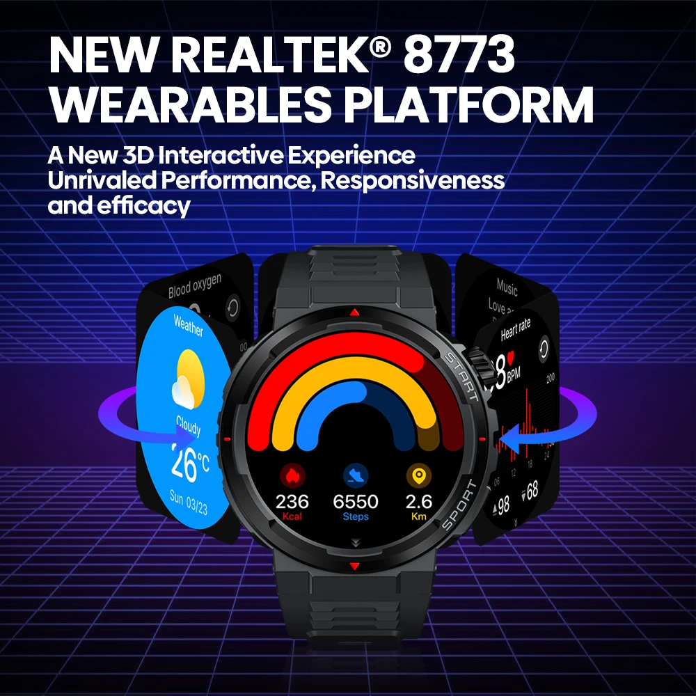 新しい Zeblaze Ares 3 Plus 1.43 イ - Smartwatch X のレビューと価格