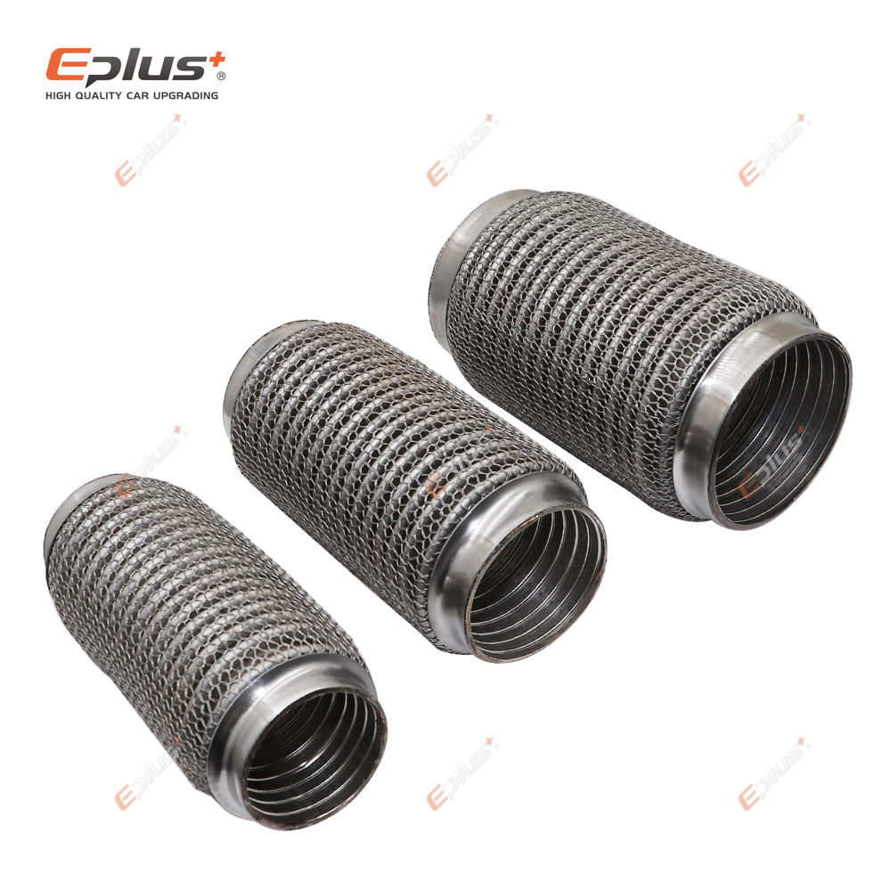 EPLUSユニバーサルカーエキゾーストチューブ伸縮式フレキシ - Stainless Mesh Band のレビューと価格