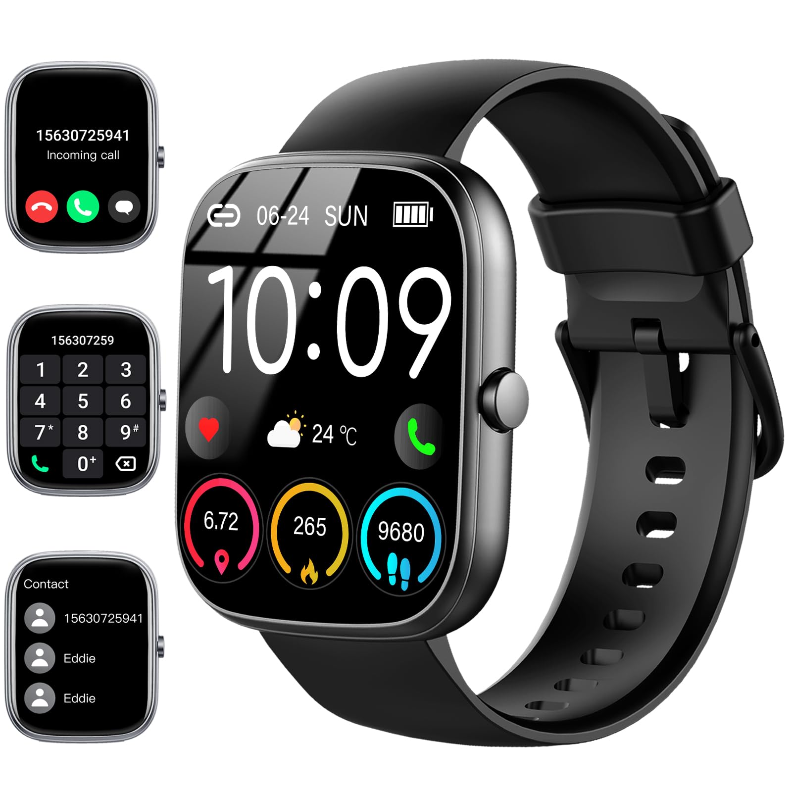 1.91インチのコネクテッドウォッチ,防水IP68,身体活動 - Smartwatch Faces のレビューと価格