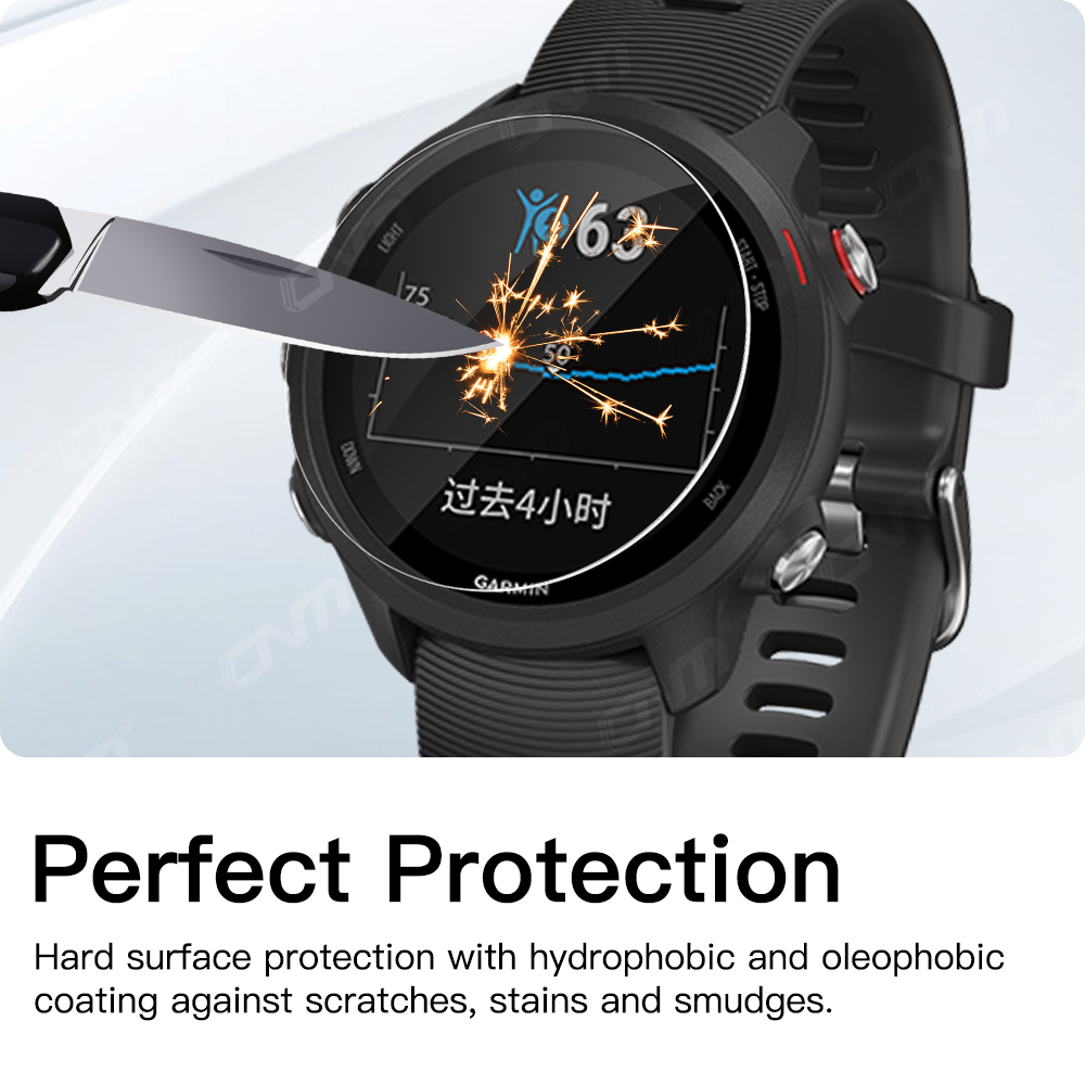 9H 強化ガラスガーミンフォアランナー 955 945 25 - Motorola Smartwatch Accessories のレビューと価格