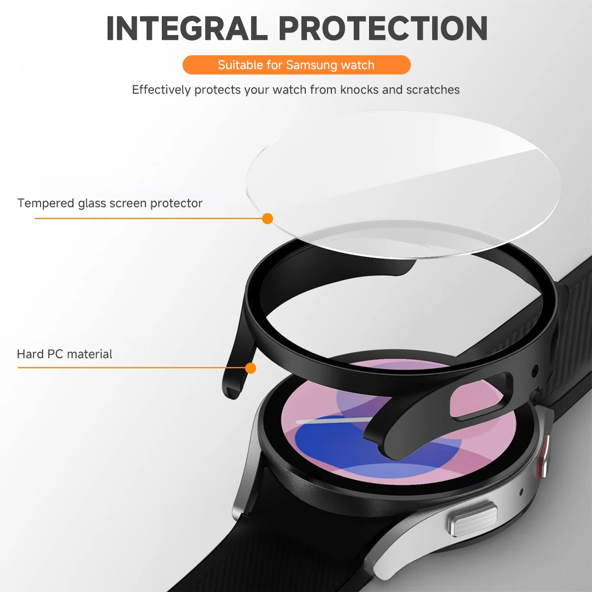 ガラスケース + バンドサムスンギャラクシーウォッチ 7/6 - Accessories For Galaxy Watch 5 のレビューと価格