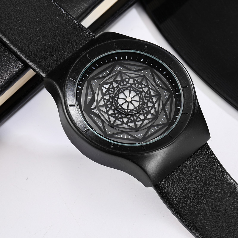 Geek-男性用ミニマリスト腕時計,クォーツウォッチ,レザー - Stainless Mesh Band のレビューと価格